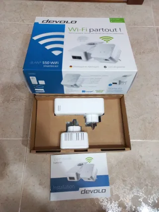 Pareja PLC Devolo dLAN 550 WiFi Starter Kit