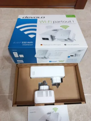 Pareja PLC Devolo dLAN 550 WiFi Starter Kit