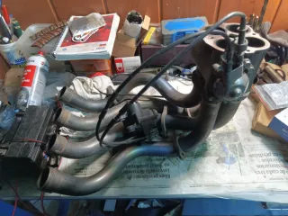 Colector Honda CBR 929 RR con servo motor