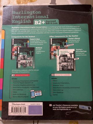 libro inglés burlington books b2+ 