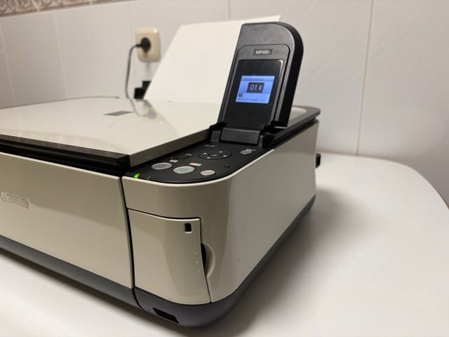 Impresora Canon MP480 Beige/Negra