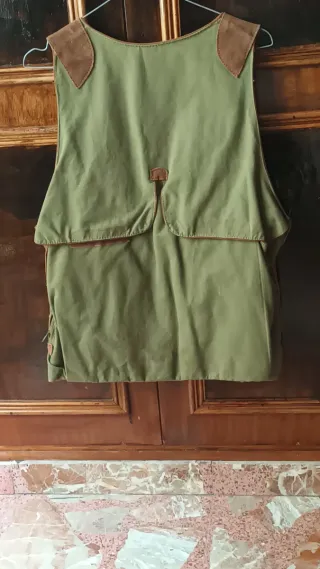 Chaleco verde caza/pesca Talla L 42/44