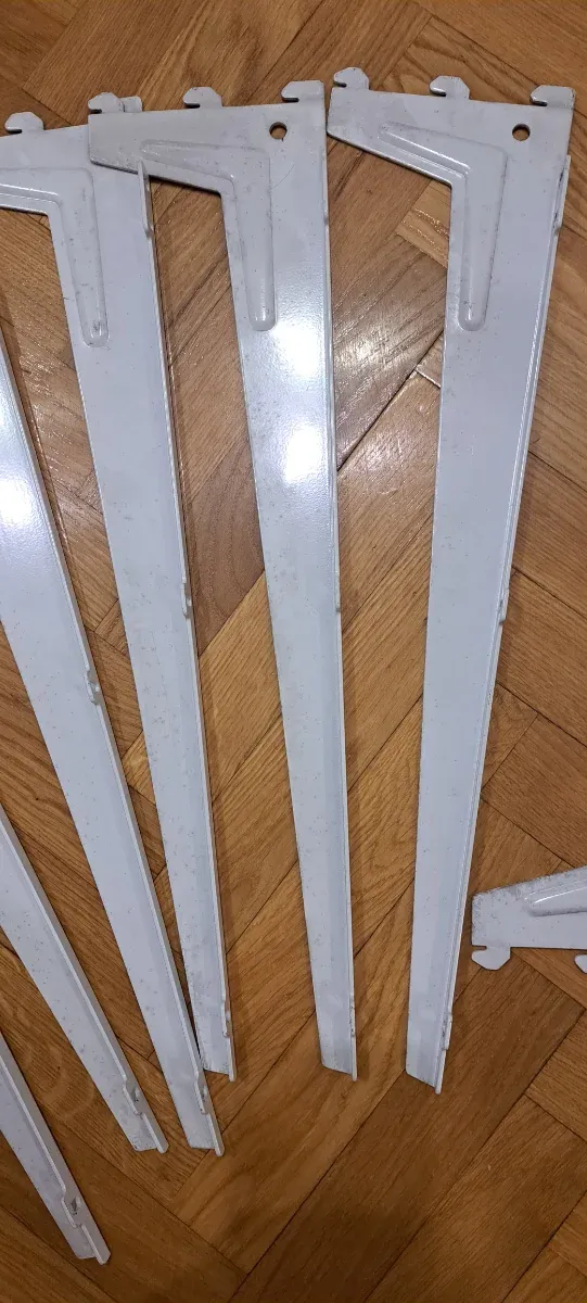 12 Soportes Estantería Cremallera