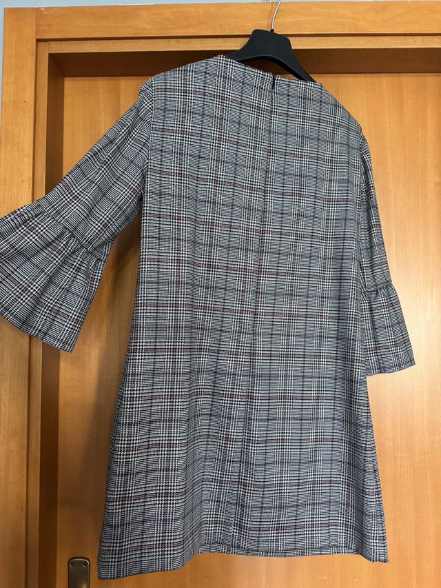 Abito Zara fantasia quadri tg S