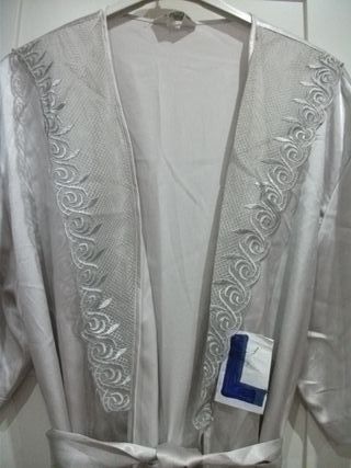 Juego Camisón y bata, bata acolchada, bata raso