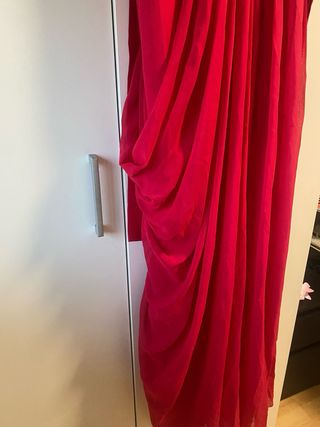 Vestido de fiesta fucsia
