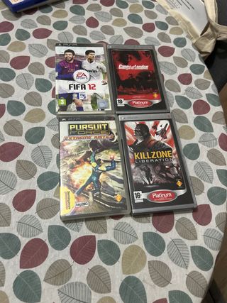 Lote 4 Juegos PSP
