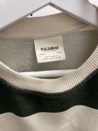 Jersey de rayas verde y blanco