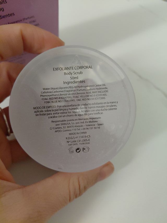 Pack La Vender.Exfoliante Corporal y sales de baño