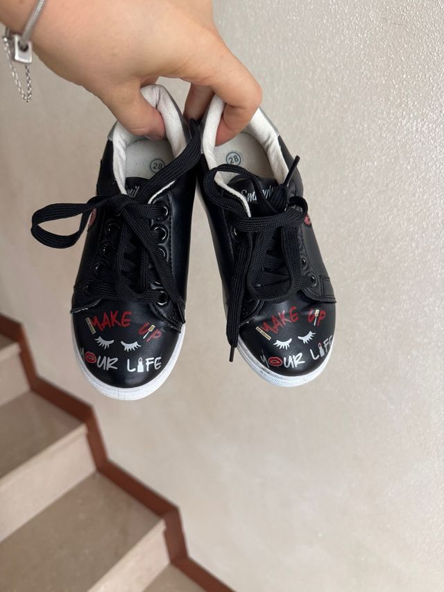 Scarpette bimba nere nr 28