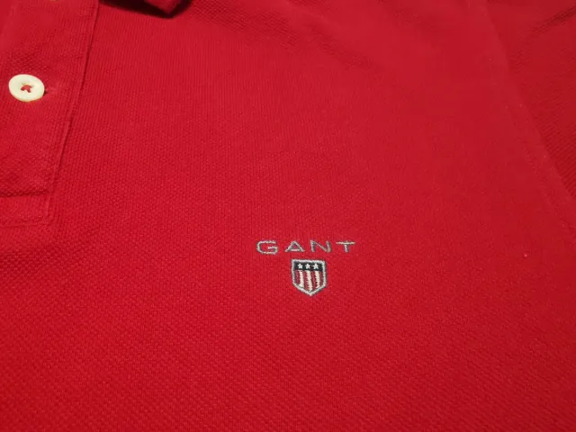 Polo Gant rojo talla S