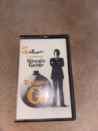 Cassetta Giorgio Gaber Il Signor G