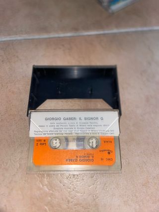 Cassetta Giorgio Gaber Il Signor G