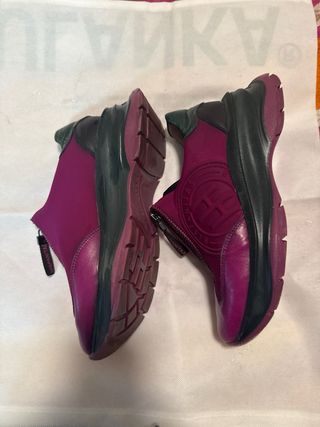 Zapatillas Hispanitas Moradas y Verdes 