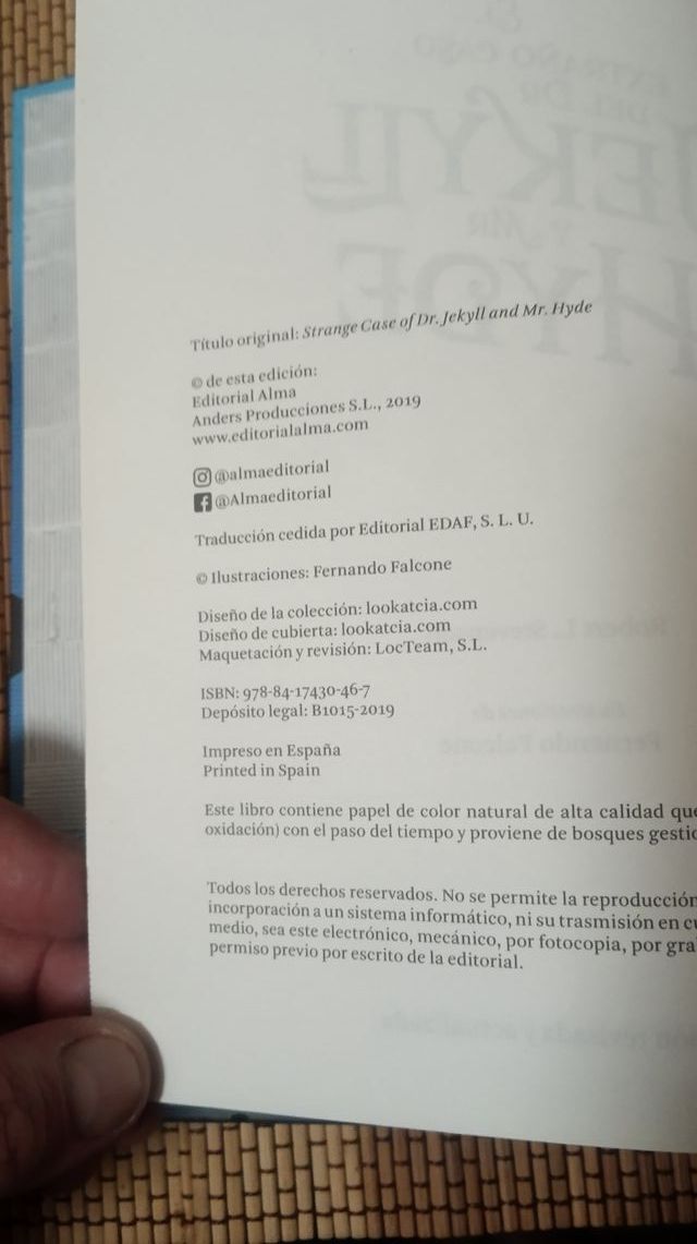 Doctor Jekyl & Mr Hyde. R.L. Stevenson. Ilustrado.