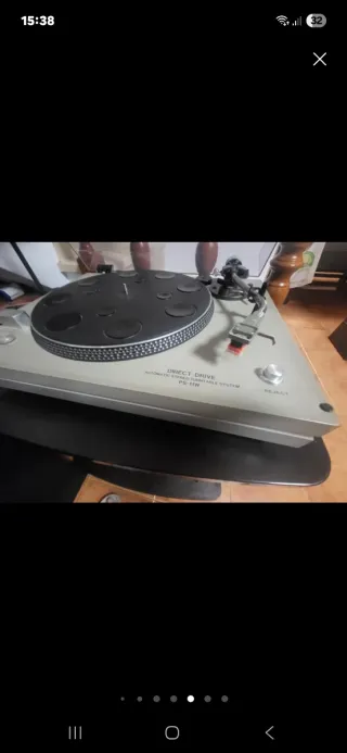 Tocadiscos Sony PS-11 con cápsula y aguja nuevas