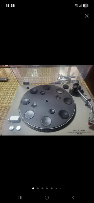 Tocadiscos Sony PS-11 con cápsula y aguja nuevas