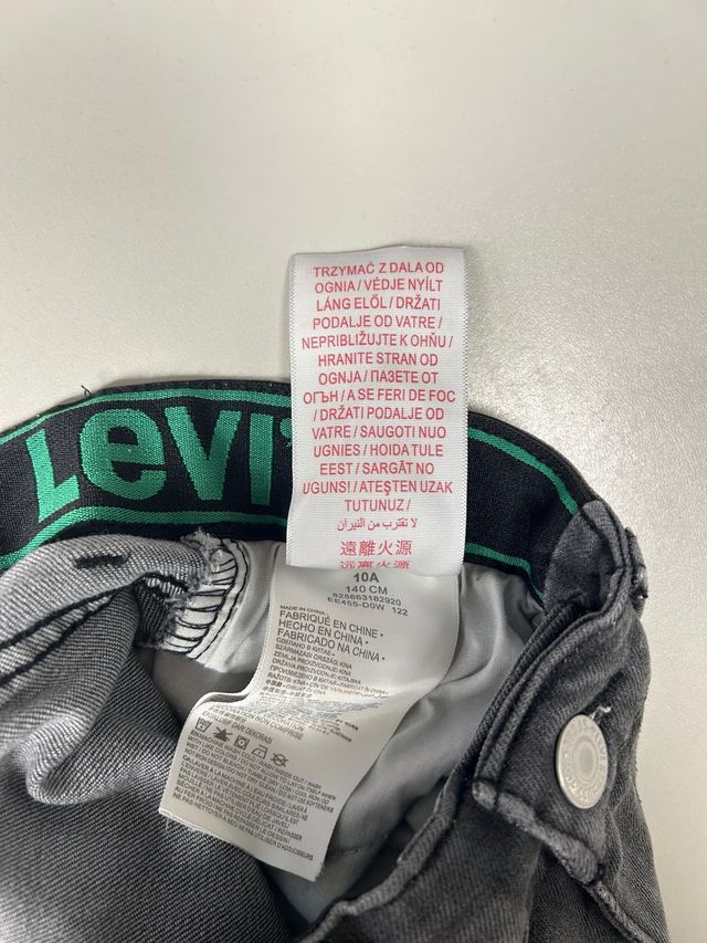 Vaquero corto Levis niño cintura ajustable