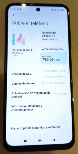 Xiaomi 5G Redmi Note 11 SE-Ram 8Gb- Rom 128Gb