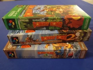 Super Donkey Kong 1, 2 y 3 Super Famicom