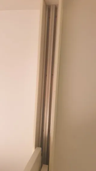 Puertas correderas de madera y cristal