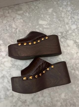 Cuñas Zara Marrones