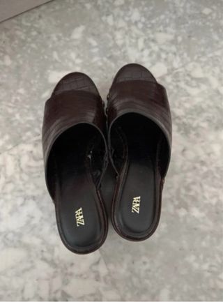 Cuñas Zara Marrones