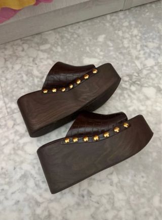 Cuñas Zara Marrones