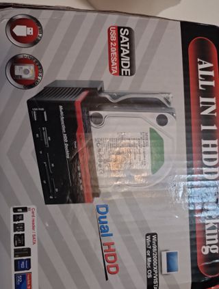 Estación Acoplamiento HDD SATA/IDE USB 2.0/eSATA
