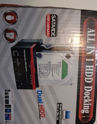 Estación Acoplamiento HDD SATA/IDE USB 2.0/eSATA