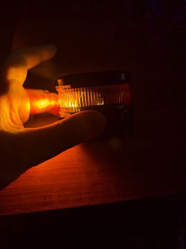 Luz intermitente ámbar para coche