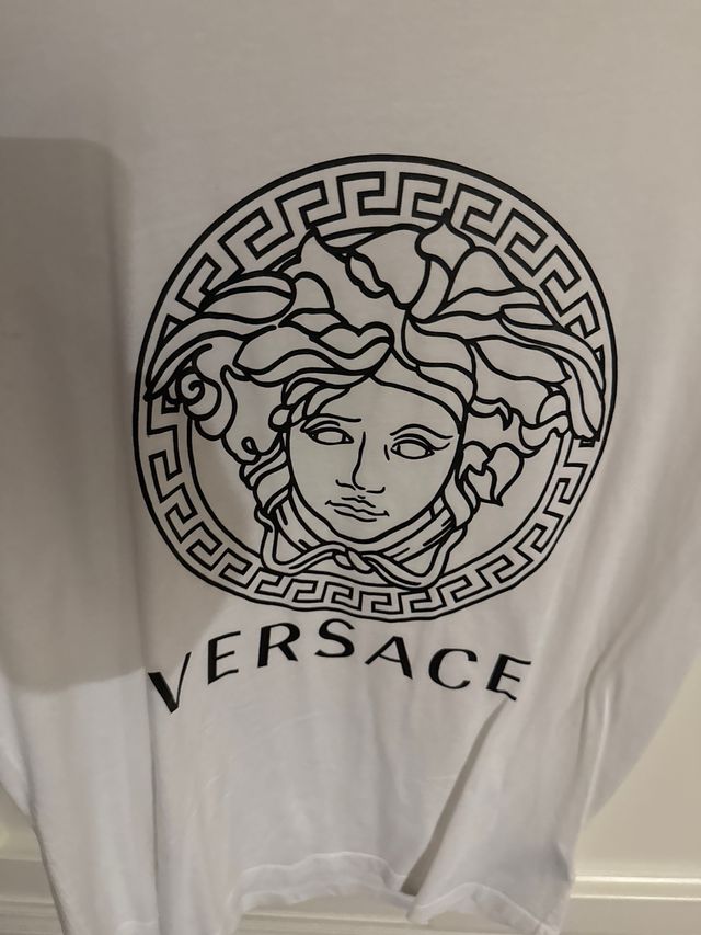 Camiseta Versace Blanca Medusa