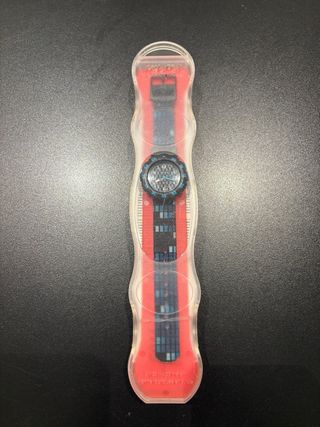 Reloj Flik Flak niño negro y azul