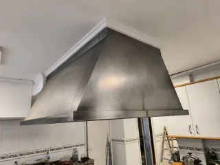 Campana extractora industrial acero inoxidable