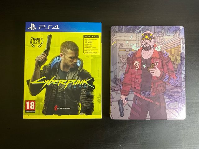 Cyberpunk 2077 Day One + Steelbook PS4