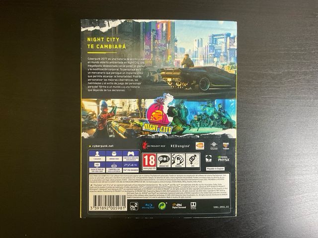 Cyberpunk 2077 Day One + Steelbook PS4