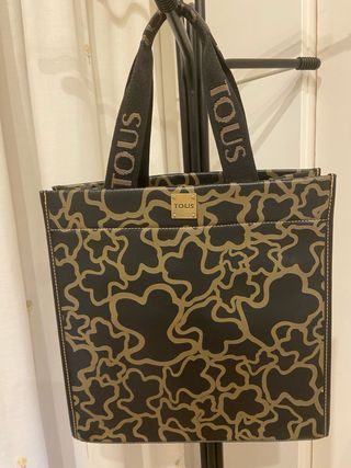 Bolso Tous Negro y Dorado