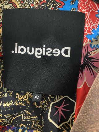 Cazadora Desigual Talla 42 Multicolor