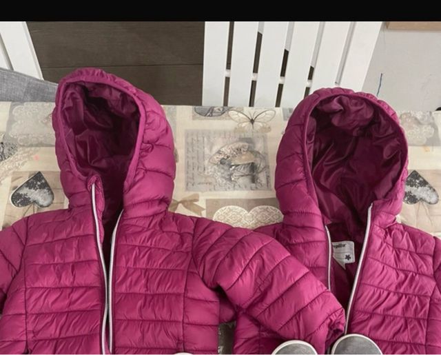 2 giubbotti invernali bambina 18-24 mesi