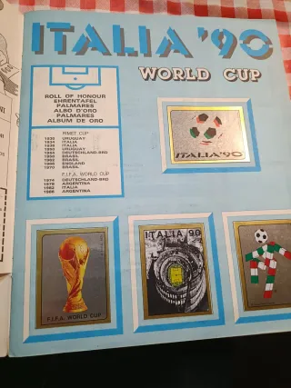 Álbum Fútbol Italia '90 Completo
