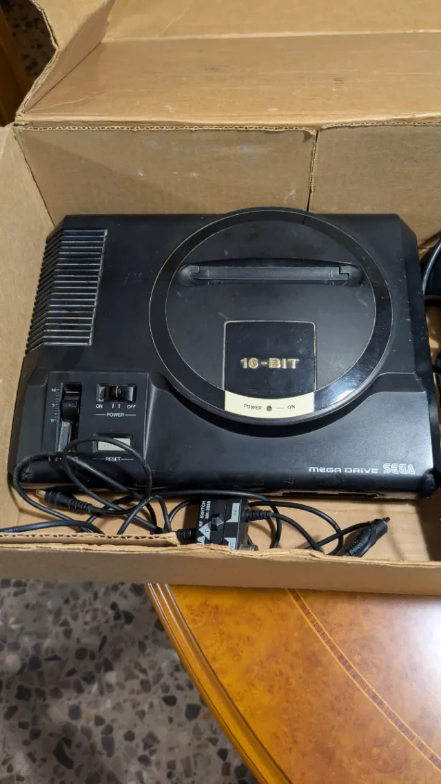 Sega Mega Drive Consola Negra