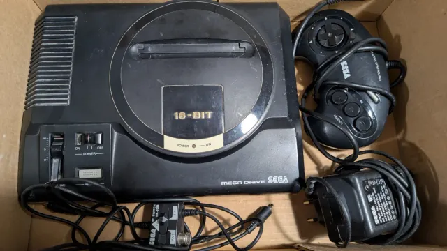Sega Mega Drive Consola Negra