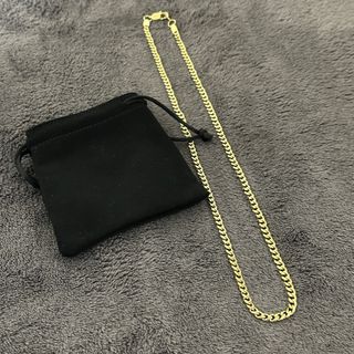 Cadena Cubana Oro Laminado Hombre 18K