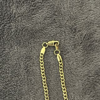 Cadena Cubana Oro Laminado Hombre 18K