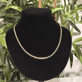 Cadena Cubana Oro Laminado Hombre 18K