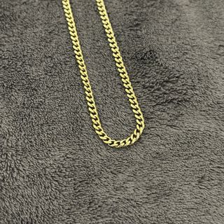 Cadena Cubana Oro Laminado Hombre 18K