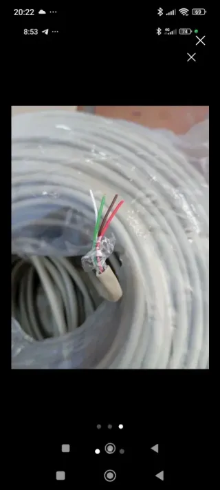 Rollo de Cable 4 Hilos 160 metros