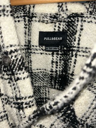 Sobrecamisa cuadros Pull&Bear Talla M