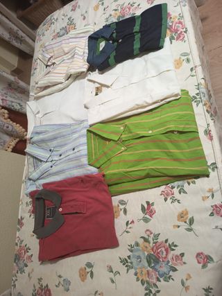 VENDO LOTE ROPA HOMBRE BLUSAS Y POLOS 