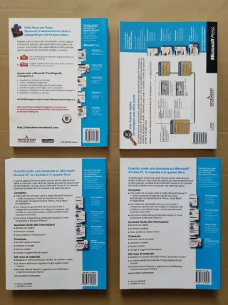 Lotto 12 manuali informatici vintage anni '90